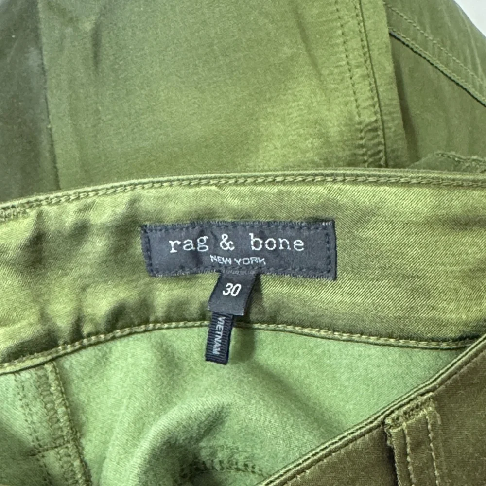 Rag & Bone Cailyn Japanese Satin Cargo Pants‎ Size 30 Army Green - Picture 13 of 16